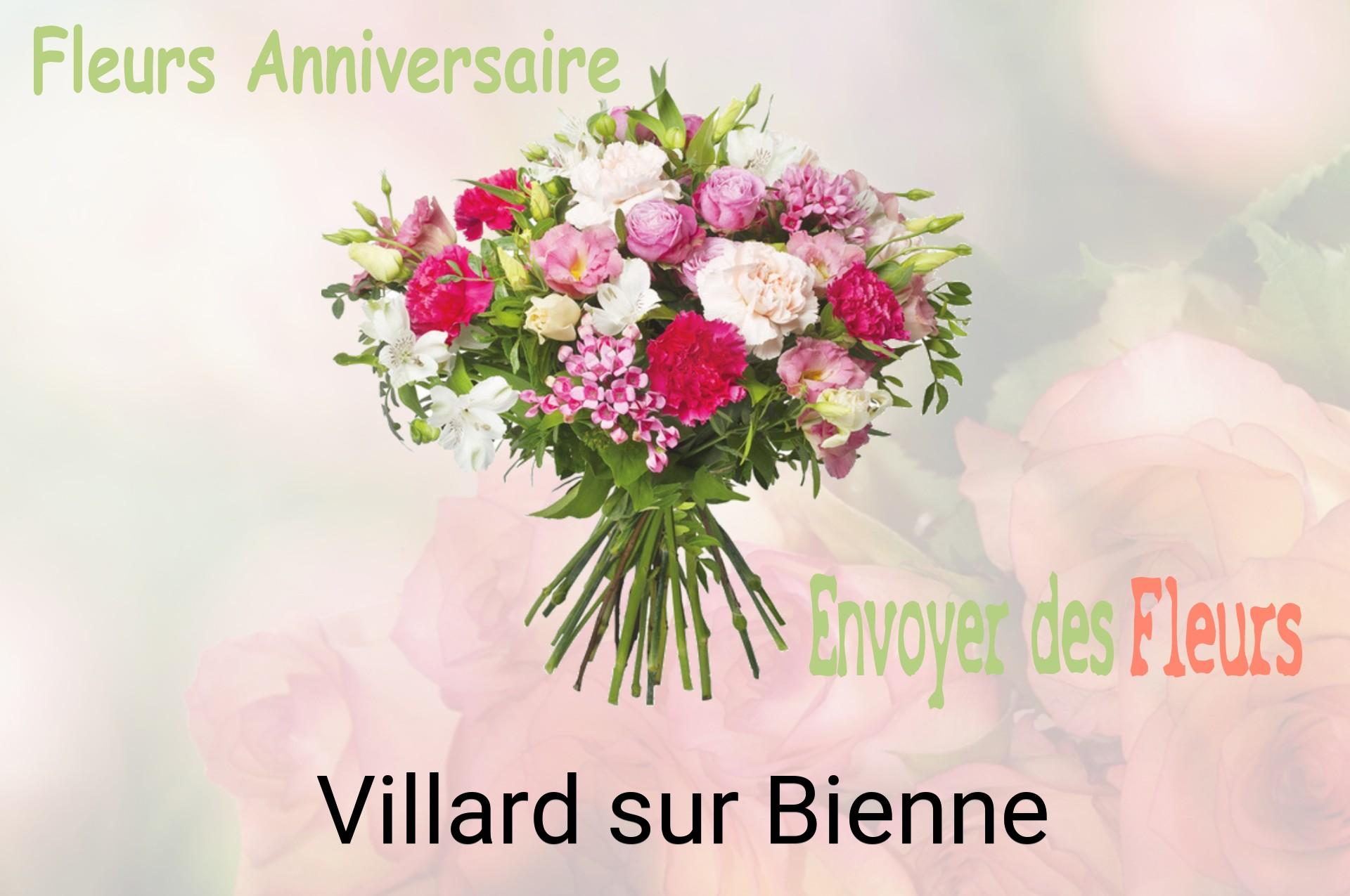 Bouquet de fleurs d’anniversaire livré à Villard-sur-Bienne